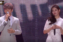 Suzy va Baekhyun song ca 'Dream' tren san khau MAMA 2016 hinh anh