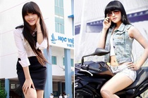 Nu sinh Hoc vien Hang khong nong bong nhu nguoi mau hinh anh