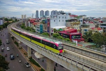 Metro Nhon - ga Ha Noi chay thu nghiem dat hon 99% hinh anh