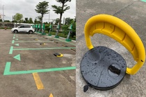 Thiết bị chống đỗ xe sai mục đích tại trạm sạc ôtô điện VinFast