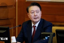 Cuu Tong thong Han Quoc Yoon Suk Yeol khong ra hau toa hinh anh