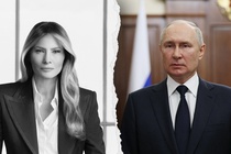 Ba Melania Trump gui thu tay cho ong Putin hinh anh