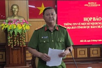 Khoi to thieu ta CSGT lien quan vu nam sinh lao xe xuong muong tu vong hinh anh