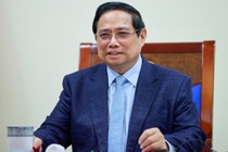 Thu tuong dien dam voi Thu tuong Kuwait hinh anh