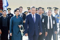 Thai Lan ban 21 loat dai bac chao don Tong Bi thu, Chu tich nuoc To Lam hinh anh