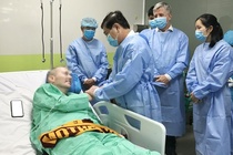 Benh nhan 91 hoi phuc 90% phoi, co the tu ngoi day hinh anh