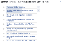 Bình chọn bài dự thi tuần 1 (10-16/11)