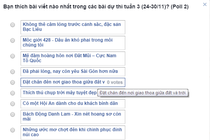 Bình chọn bài dự thi tuần 3 (24 - 30/11)
