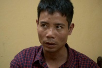 Clip thu toi cua nghi pham giet nguoi co hinh xam thien than hinh anh