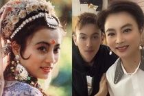 'Cong chua Thien Truc' Ly Linh Ngoc xuat hien ben con trai hinh anh