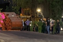 Xe chở rác cán chết công nhân vệ sinh môi trường