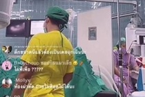 Bac si Thai Lan livestream ca phau thuat tren TikTok hinh anh
