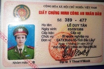Thượng úy cầm chứng minh công an nhân dân để vay hơn 300 triệu?