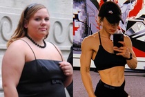 Co gai giam 77 kg, thanh VDV the hinh sau khi bi crush tu choi hinh anh