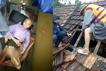 Cuu cu ong liet tu chi, nam tren phan giua lu lut o Quang Binh hinh anh