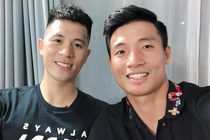 Gia dinh Tien Dung dong vien Dinh Trong, cho con goi la 'ba In' hinh anh