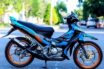 Xe hai thi Yamaha Z do sac so o Soc Trang hinh anh