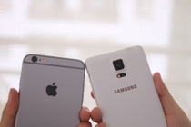 iPhone 6 Plus va Galaxy Note 4 so thiet ke hinh anh