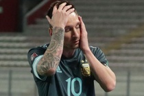 Messi vô duyên trong trận thắng của Argentina