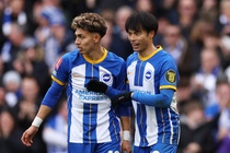 Mitoma ghi bàn trong ngày Brighton vào bán kết FA Cup