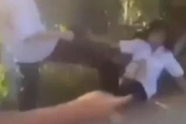 Xu ly vu nu sinh lop 7 danh ban roi quay clip tung len mang xa hoi hinh anh