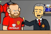Hoat hinh vui Mourinho ban Rooney voi hai goi tuong ca chua hinh anh