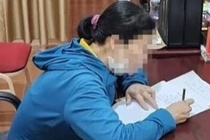 Xu phat nu chu oto dung chieu tro de tranh phat nguoi hinh anh