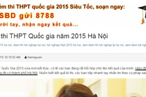 Chua cham thi xong da loan tin co diem DH tren mang hinh anh
