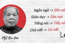 Đề xuất 'giáo dục' thành 'záo zụk': Không nên cải cách chữ viết