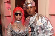 Nicki Minaj sinh con dau long hinh anh