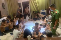 15 người thuê biệt thự để sử dụng ma túy