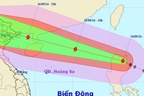 VTV: Bao Kalmaegi tang 5 cap, huong ve Quang Ninh-Hai Phong hinh anh