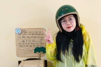 Thung ban ao mua tu dong cua DH Luat, DH Hue trong mua bao hinh anh