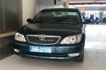 CSGT thu hoi bien xanh xe Bi thu TP Thanh Hoa hinh anh
