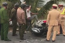 Nam thanh nien thach thuc canh sat sau tai nan hinh anh