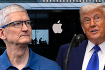 Ong Trump muon giu nguyen thue 25% doi voi iPhone hinh anh