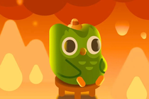 CEO 'cu xanh' Duolingo hoi han hinh anh