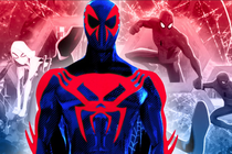 Spider-Man 2099 rat khac so voi phan con lai cua Spider-Verse hinh anh