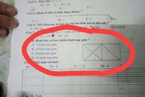 Phụ huynh tranh cãi về bài toán lớp một đếm tam giác
