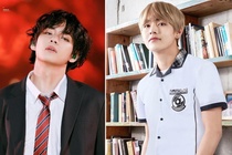 V (BTS) và những lần trông như nam thần khi diện đồng phục học sinh
