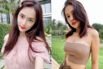 Hương Giang mặc áo trễ vai, Khả Như diện đồ bó khoe eo thon