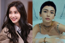 Angelababy, Châu Đông Vũ kém sắc vì cắt tóc tém