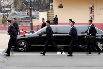 Vali bí mật của phái đoàn Triều Tiên xuất hiện tại nhà ga Vladivostok