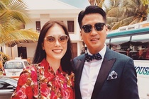 Linh Rin dang hinh do Phillip Nguyen chup kem chia se ngot ngao hinh anh