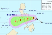 Bão Kai-tak hướng vào Biển Đông