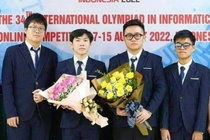 4 thí sinh Việt Nam đều đoạt huy chương tại Olympic Tin học quốc tế
