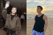 Sơn Tùng tái xuất với đồ chất ngầu, Erik mặc áo khoe cơ bắp vạm vỡ