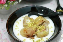 Che chuoi com ngot thom huong vi mua thu hinh anh