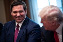 Dau hieu ong DeSantis sap 'quyet dau' voi ong Trump hinh anh