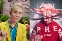 Rapper Binz di giay vang, deo dong ho 17.000 USD trong MV 'Bigcityboi' hinh anh